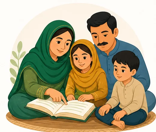 دوسرا قدم، گھر اور خاندان کے ساتھ سیکھنا